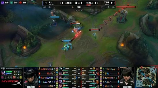 Hanwha Life Esports 晋级 LCK Cup 2025 季后赛第二轮，击败了 T1 。